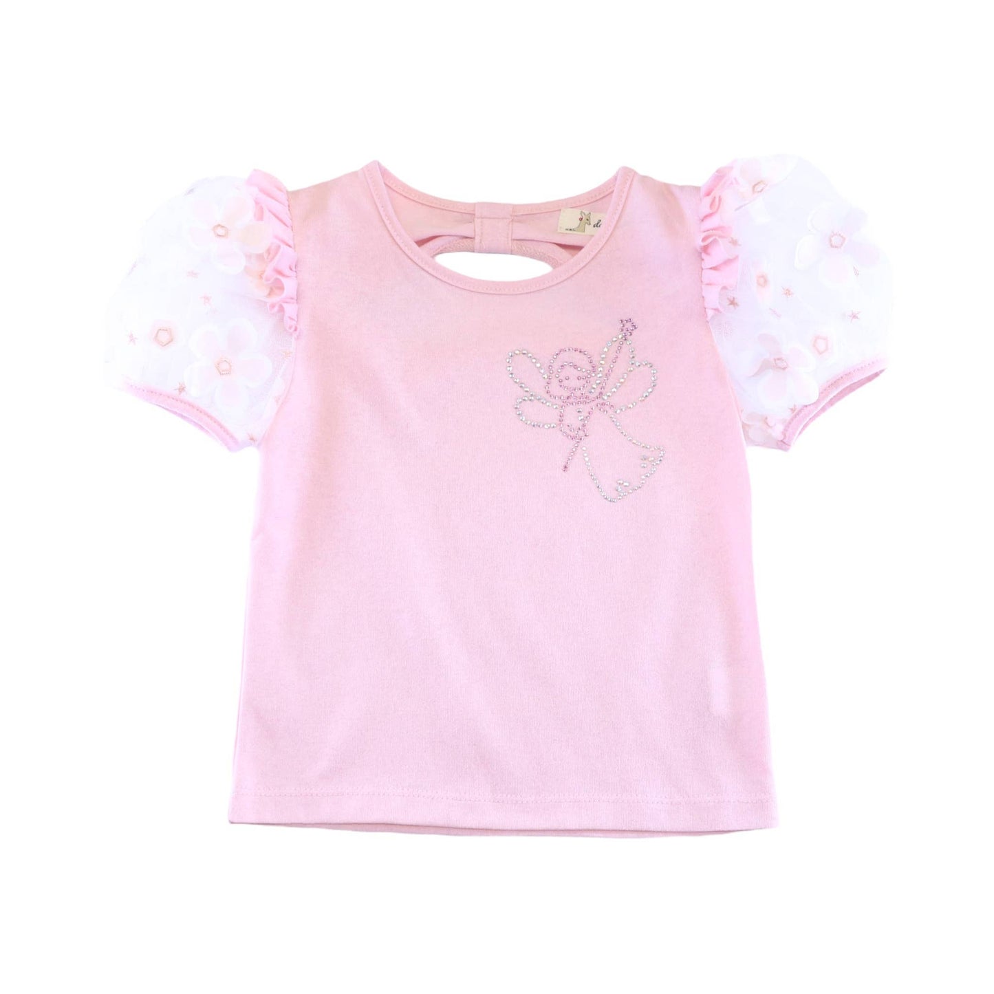 Floral Mesh Sleeve Top