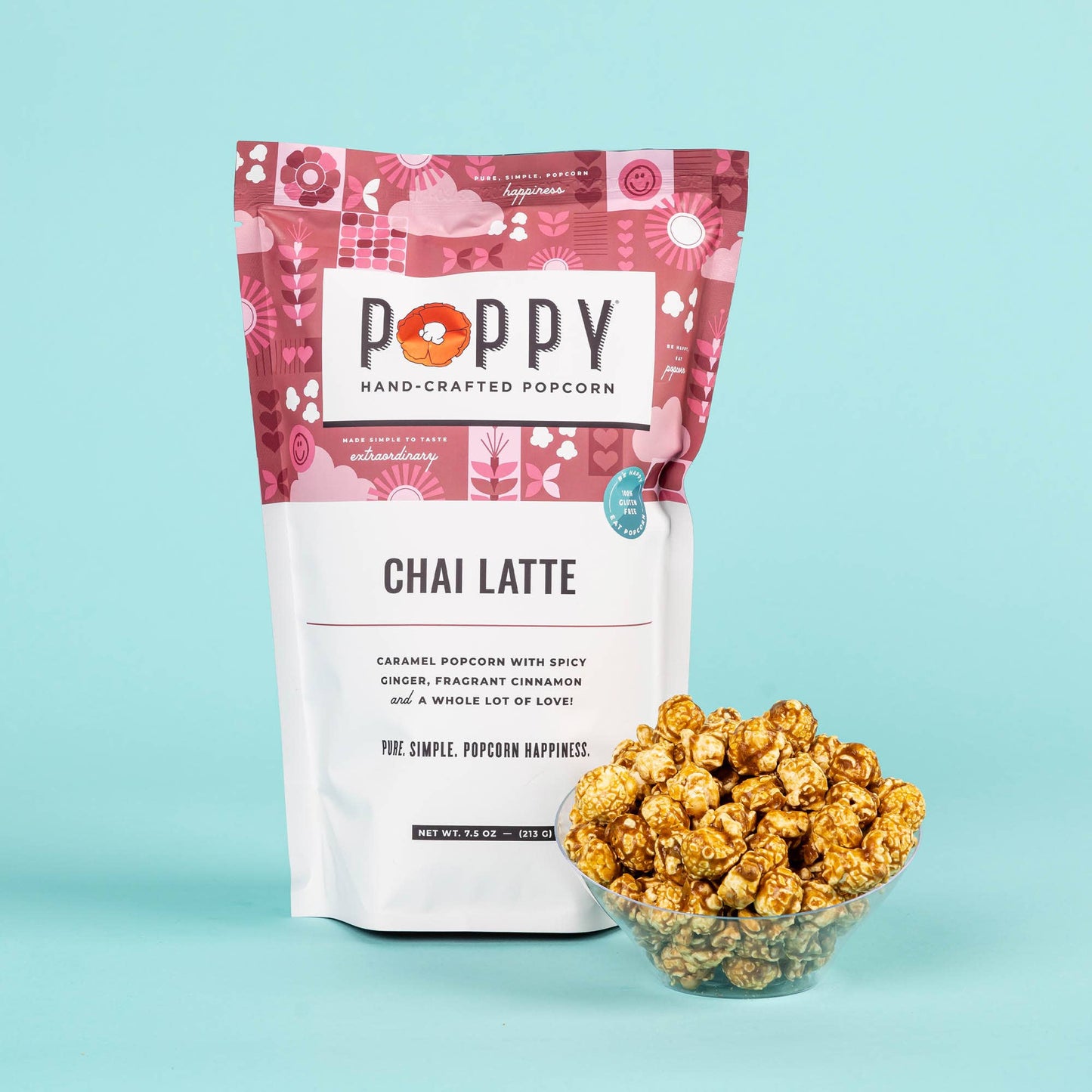 Poppy Hand-Crafted Popcorn - Chai Latte Popcorn