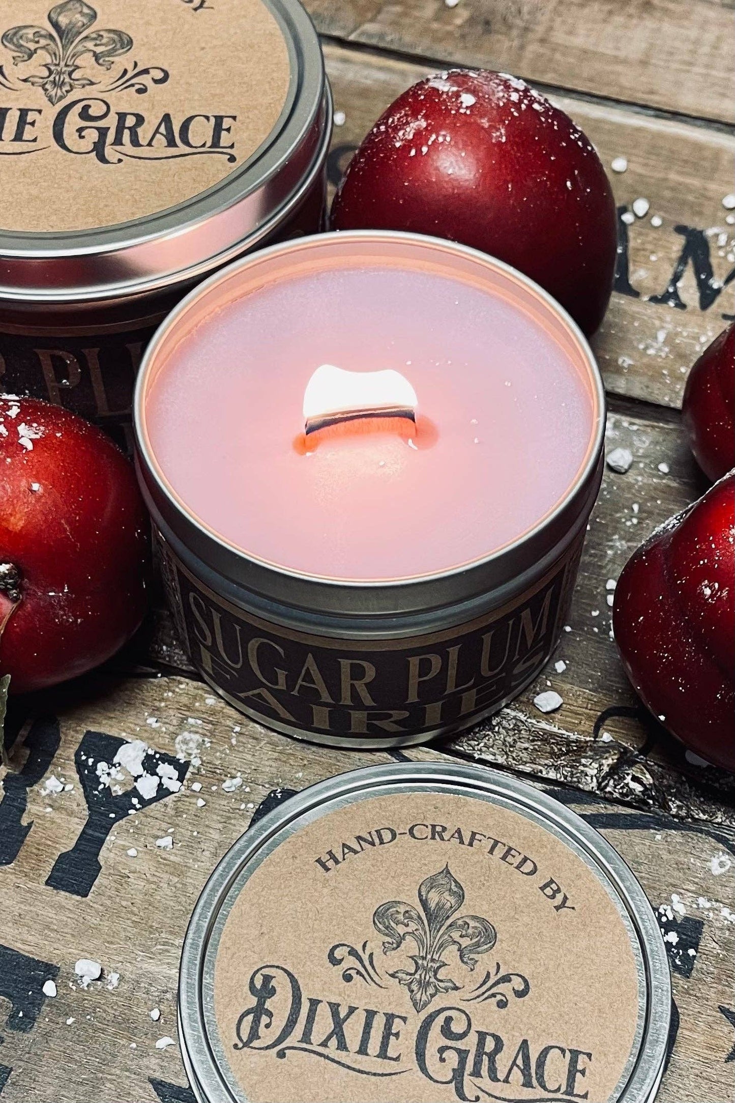 Sugar Plum Fairies - Wooden Wick Candle