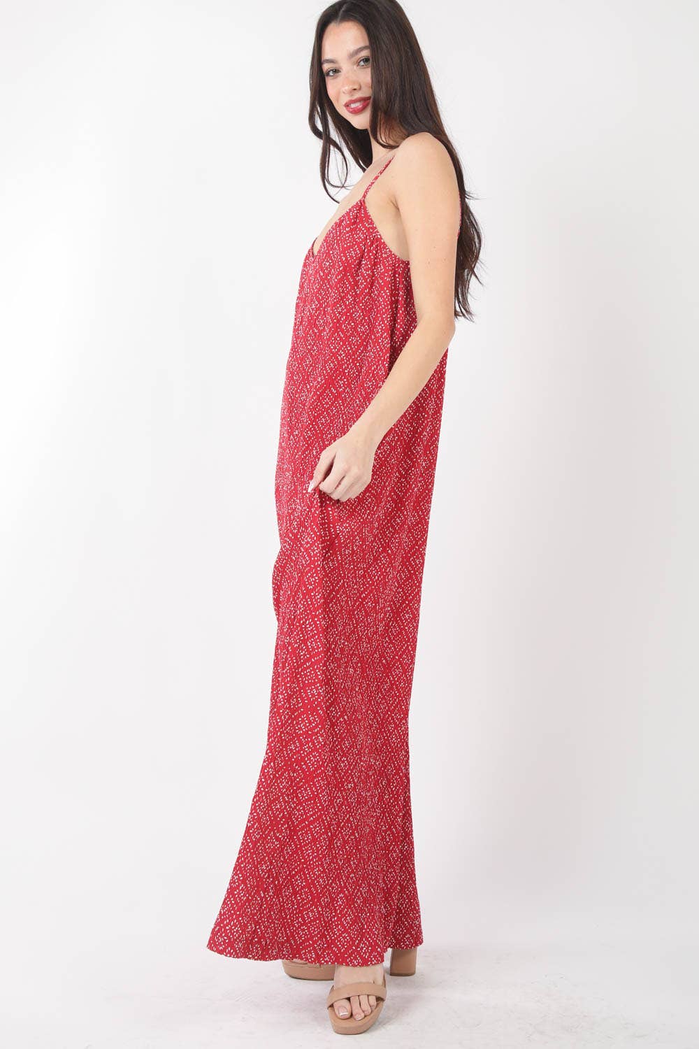 Wide Leg Jumpsuit w/ Pockets