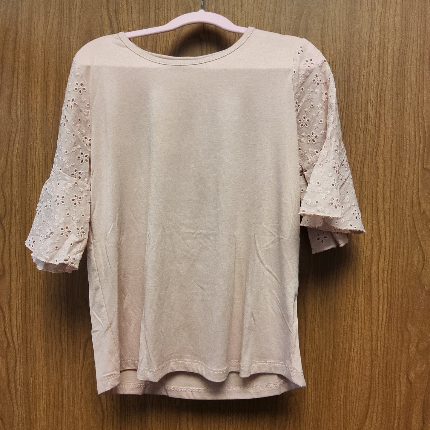 Girls Top / Mauvelous Lace Bell Sleeve Top