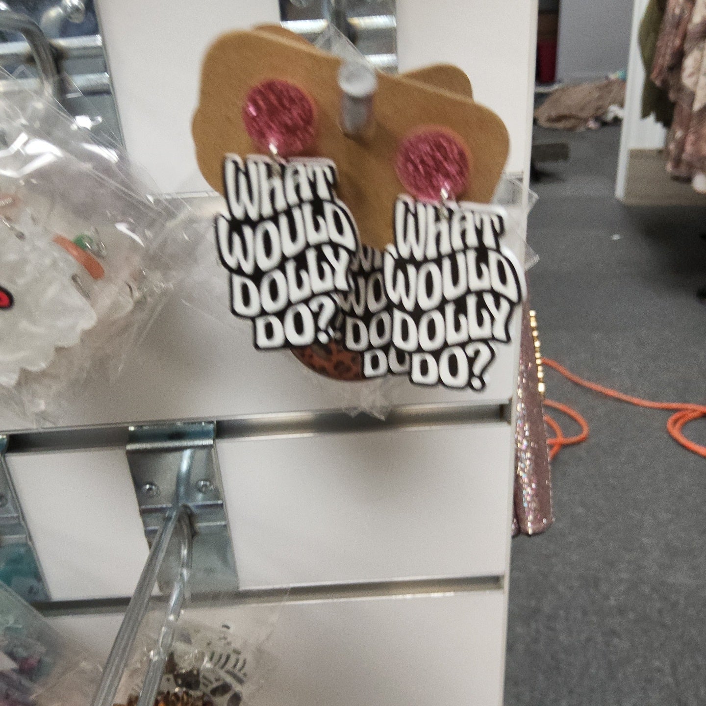 Character Earrings (Resin)