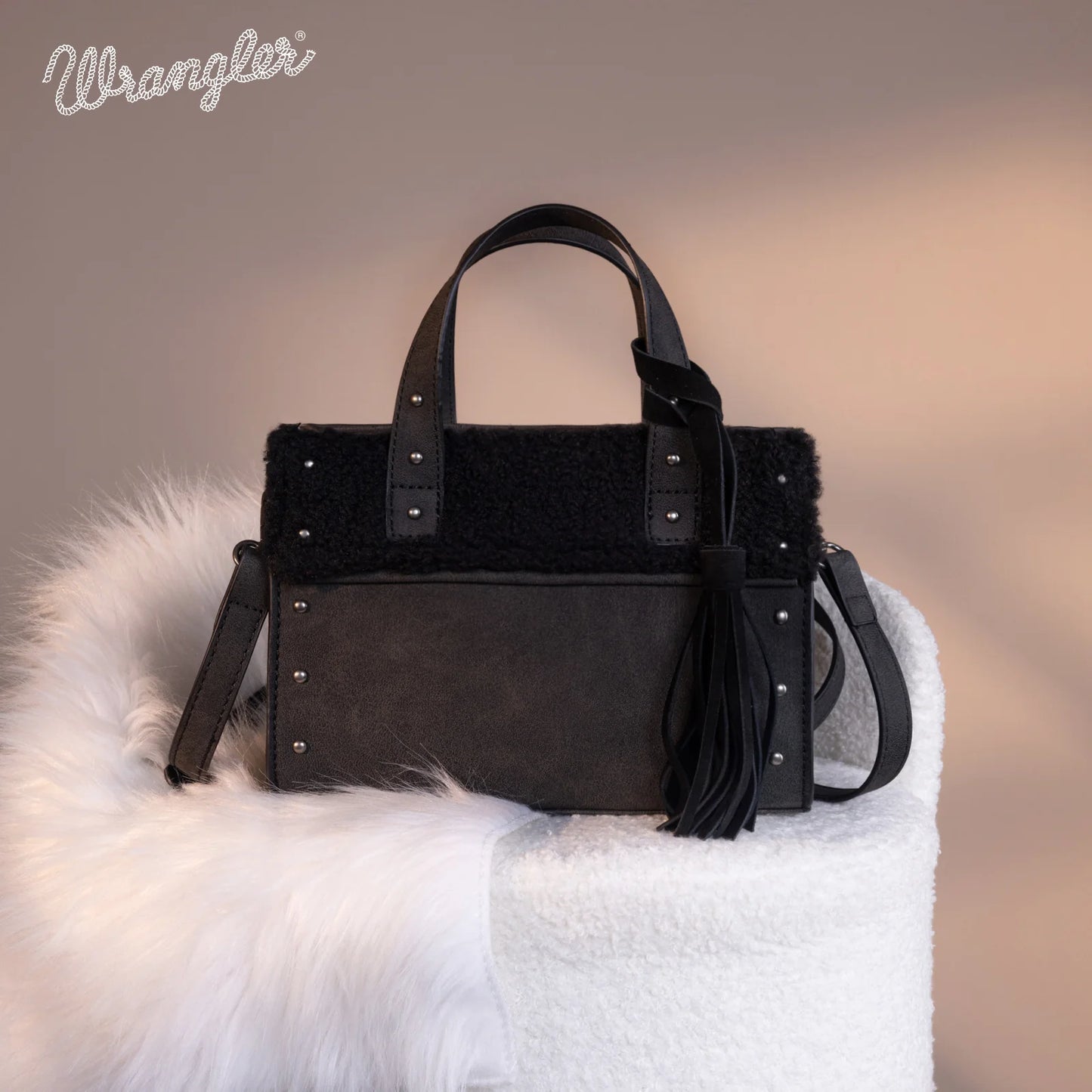 Wrangler Sherpa Tote Crossbody