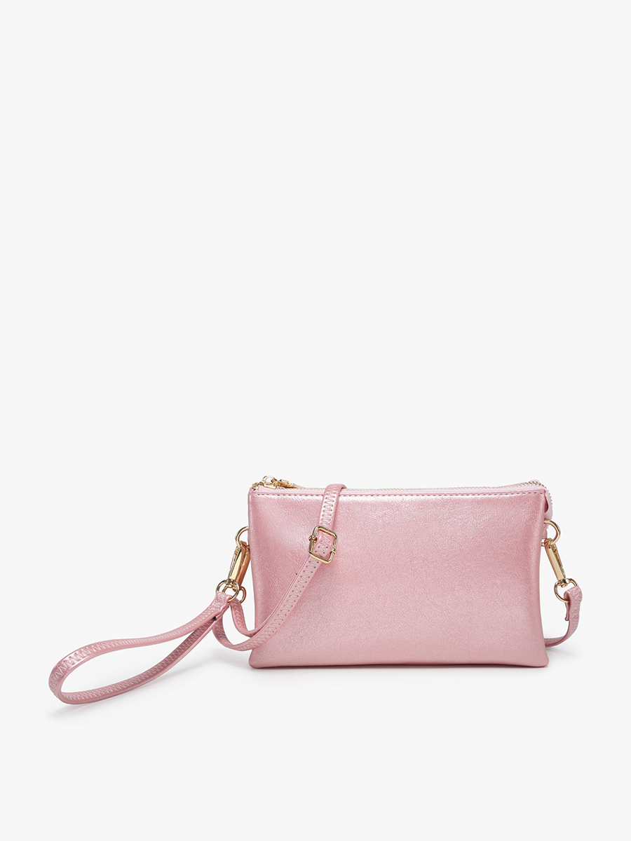Riley Monogrammable 3 Compartment Crossbody/Wristlet