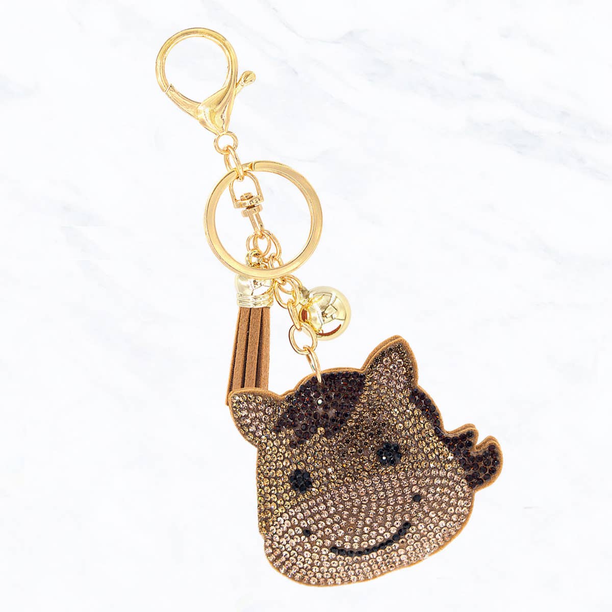 Suzie Q USA - Glitter Horse Character Keychain