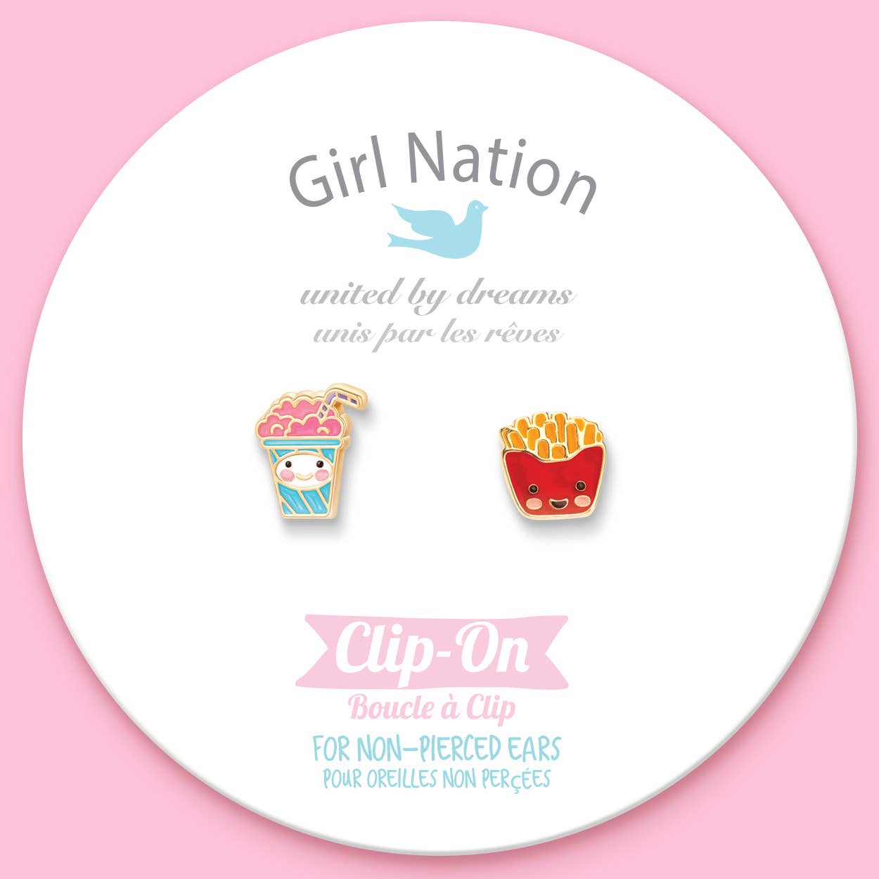 Girl Nation - "The Perfect Pair"- Sweet & Salty Clip-On Earrings