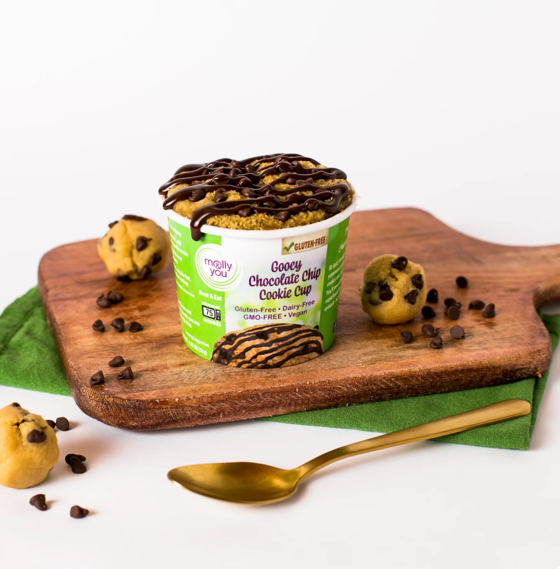 molly&you® - Gluten-Free Gooey Chocolate Chip Cookie Cup