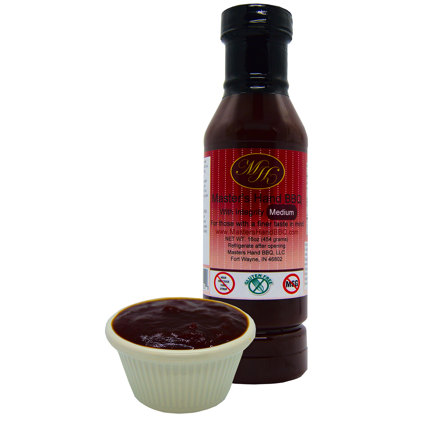 Master's Hand BBQ - With Integrity BBQ Sauce Jar 16oz