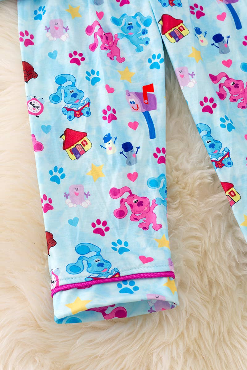 Pup printed pajamas set. PJG40154
