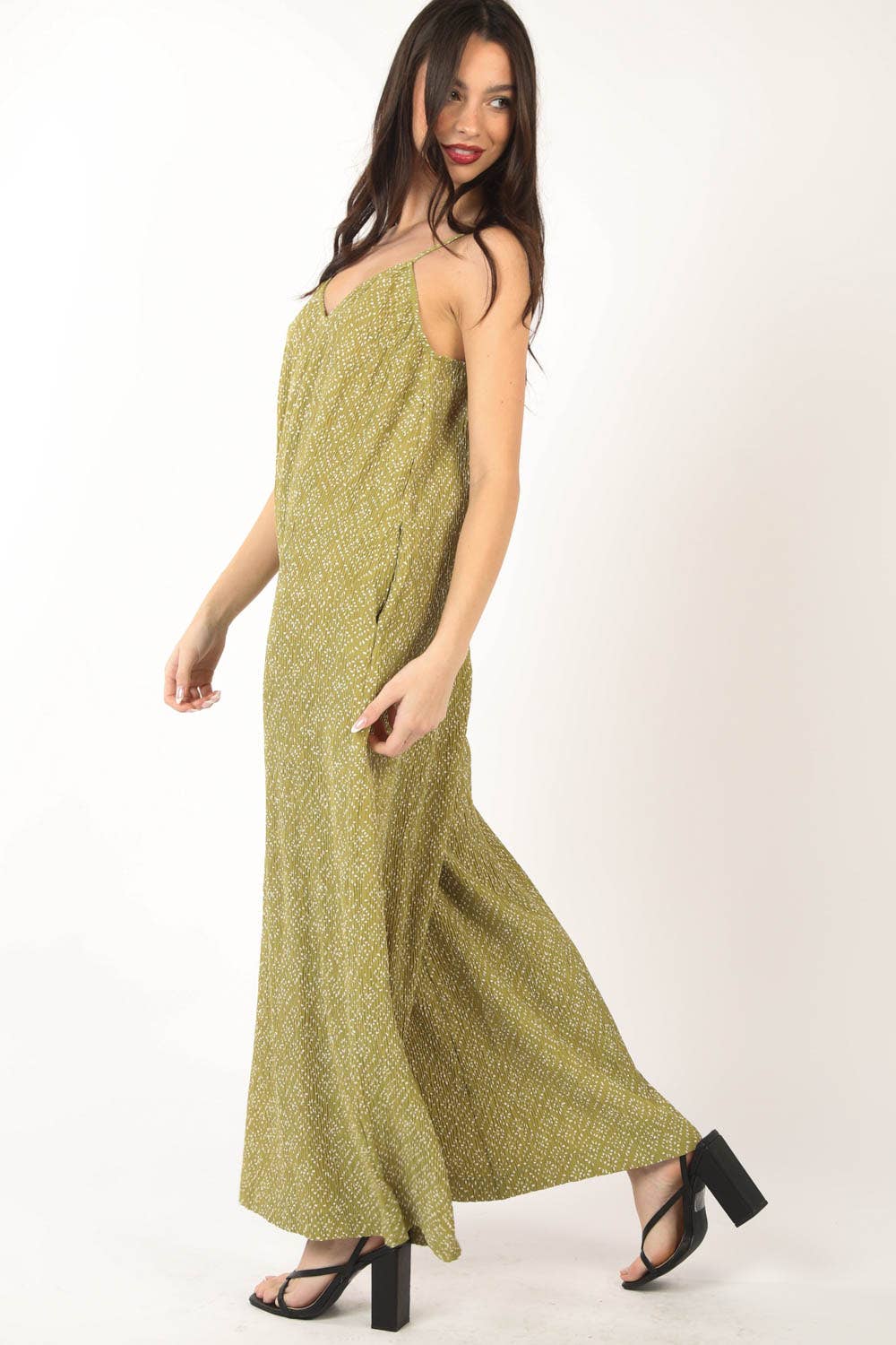 Wide Leg Jumpsuit w/ Pockets