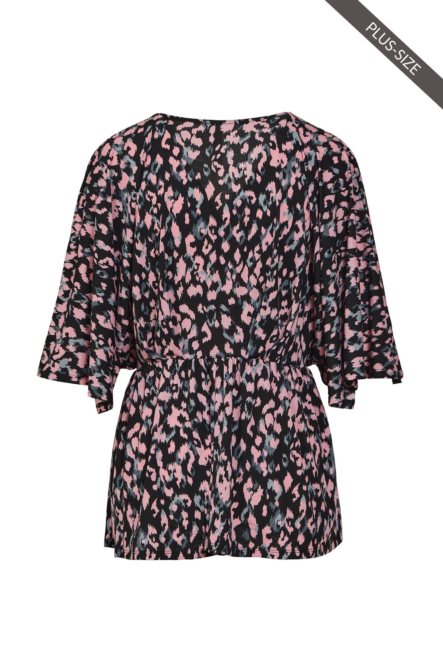 Plus size floral print V-neck dreamer top