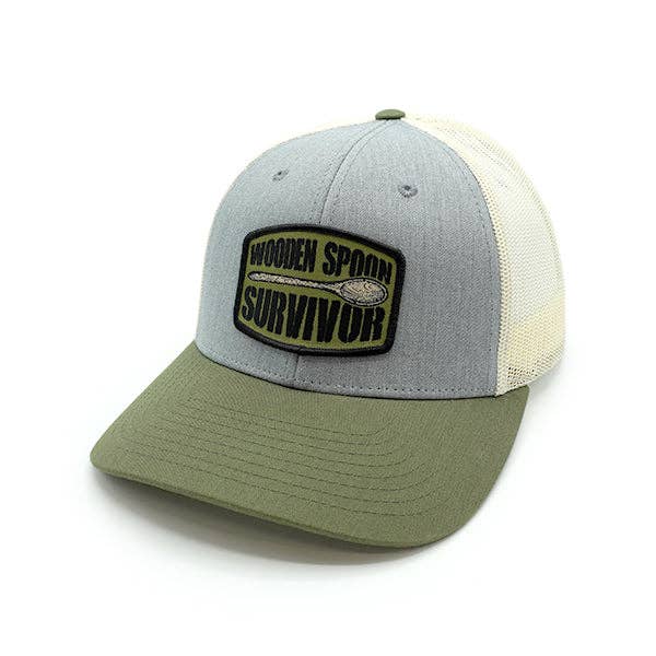 Shield Republic LLC - Wooden Spoon Survivor Woven Patch Hat
