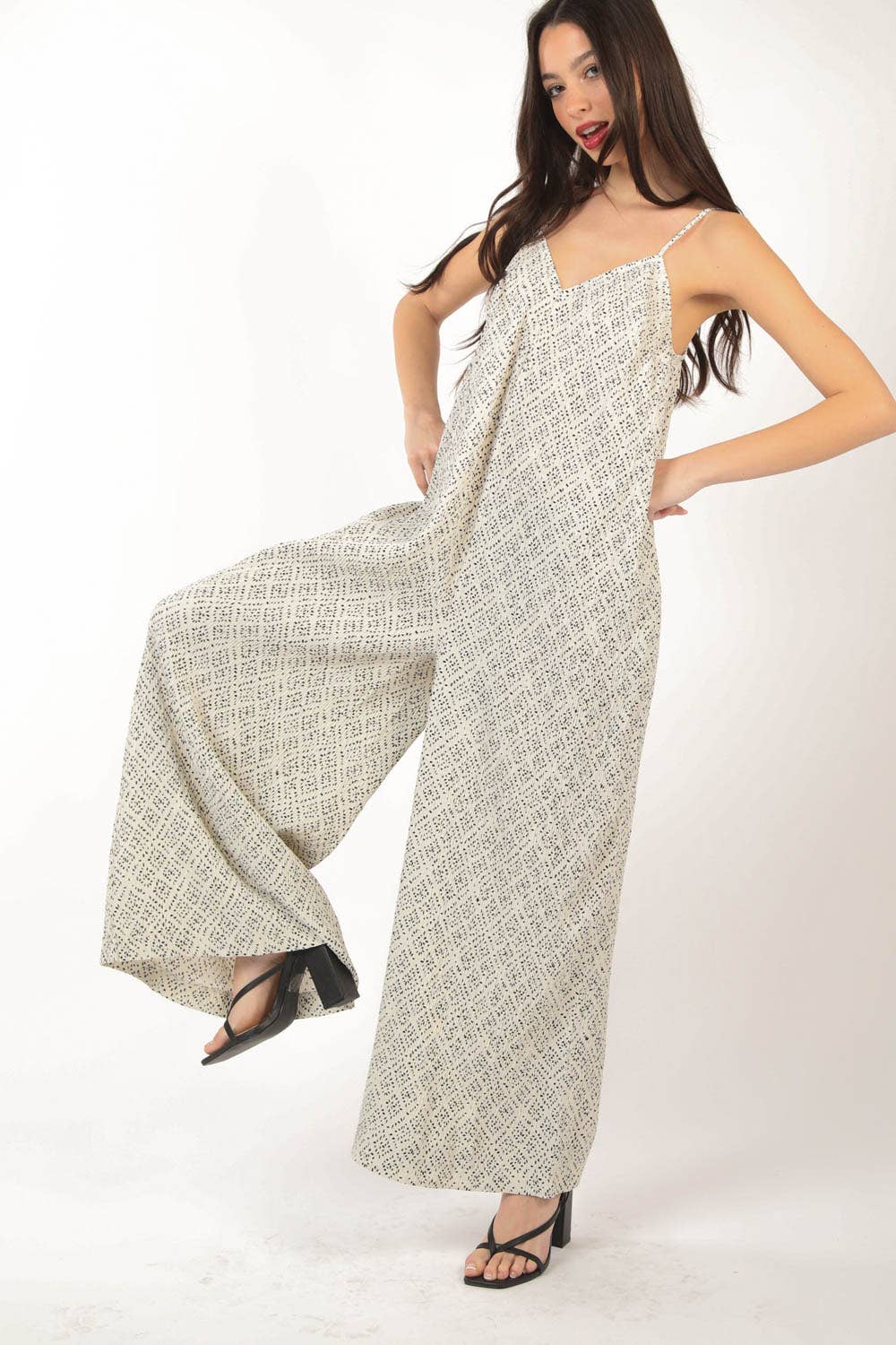 Wide Leg Jumpsuit w/ Pockets