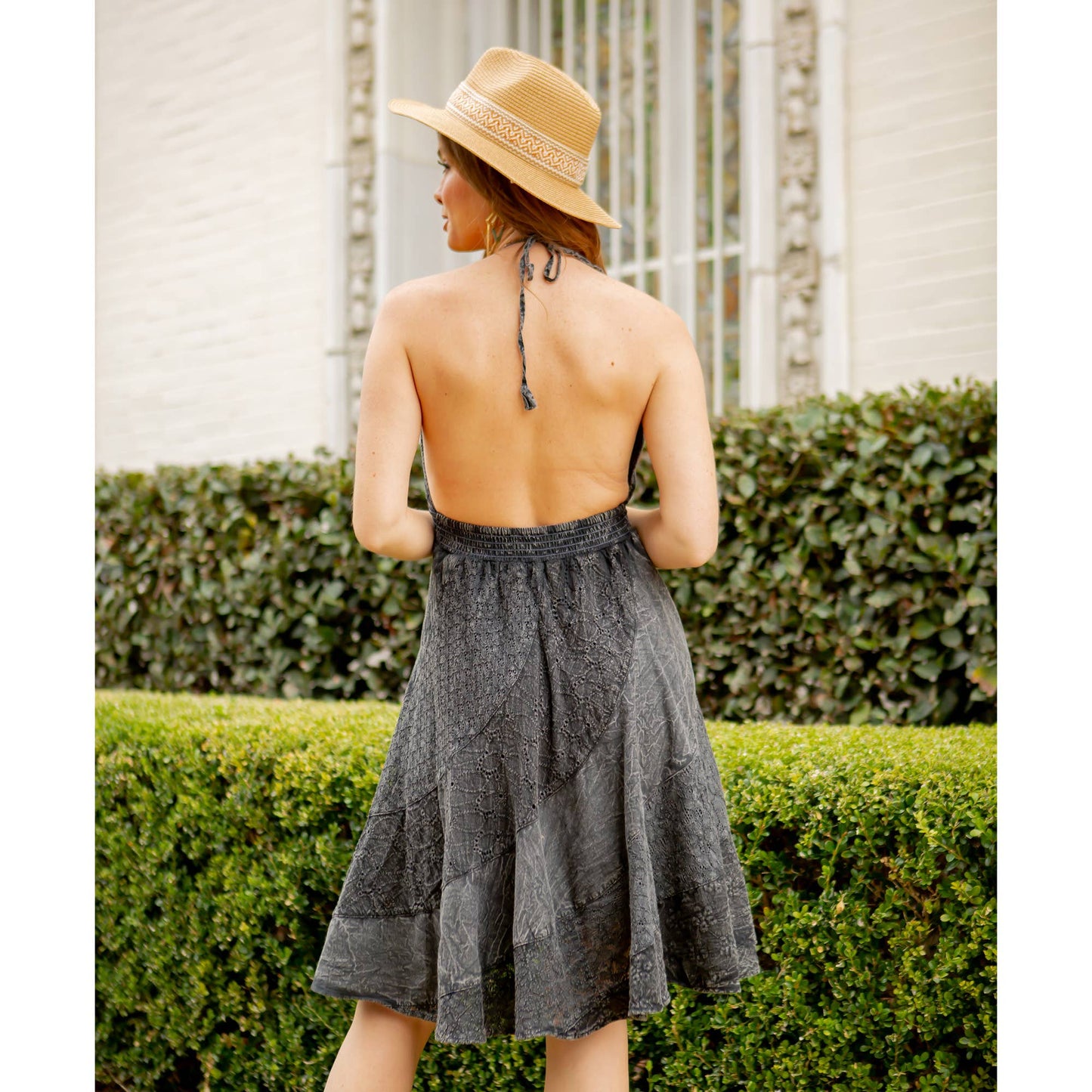 Halter Neck Babydoll Dress