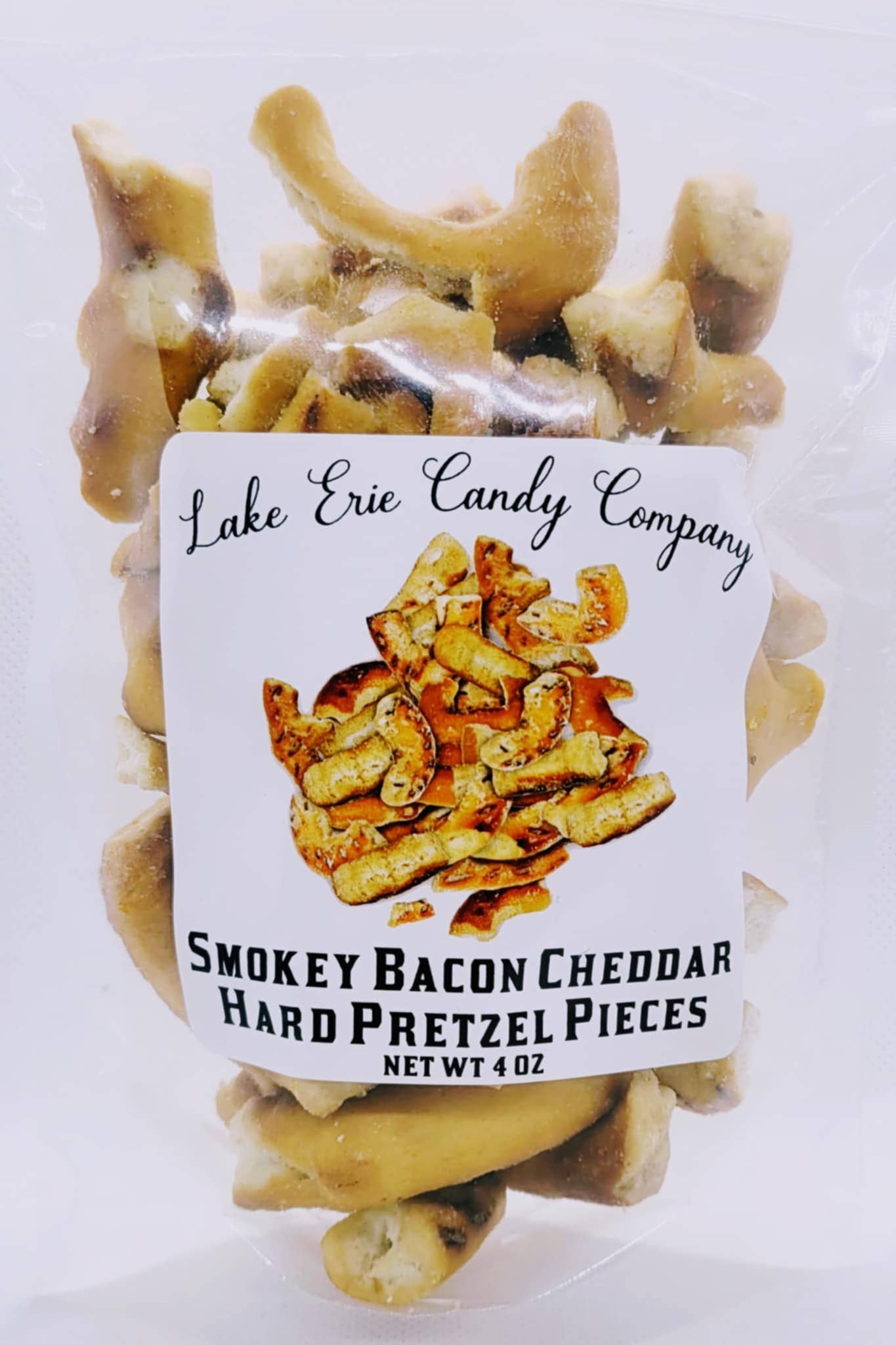 Lake Erie Candy Company - Smokey Bacon Cheddar Hard Pretzels Pieces