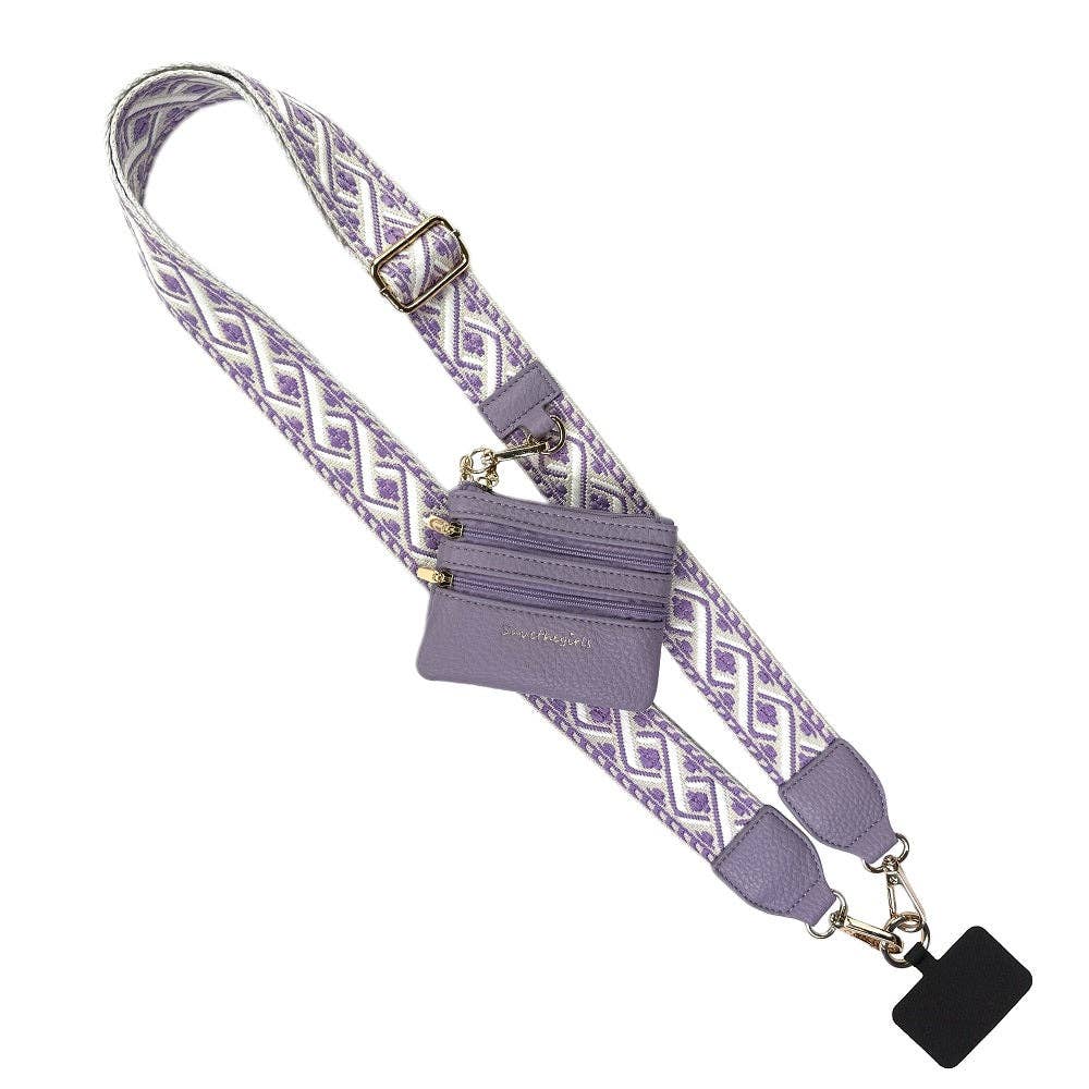 Save The Girls - Clip & Go Strap w/Zippered Pouch XOXO