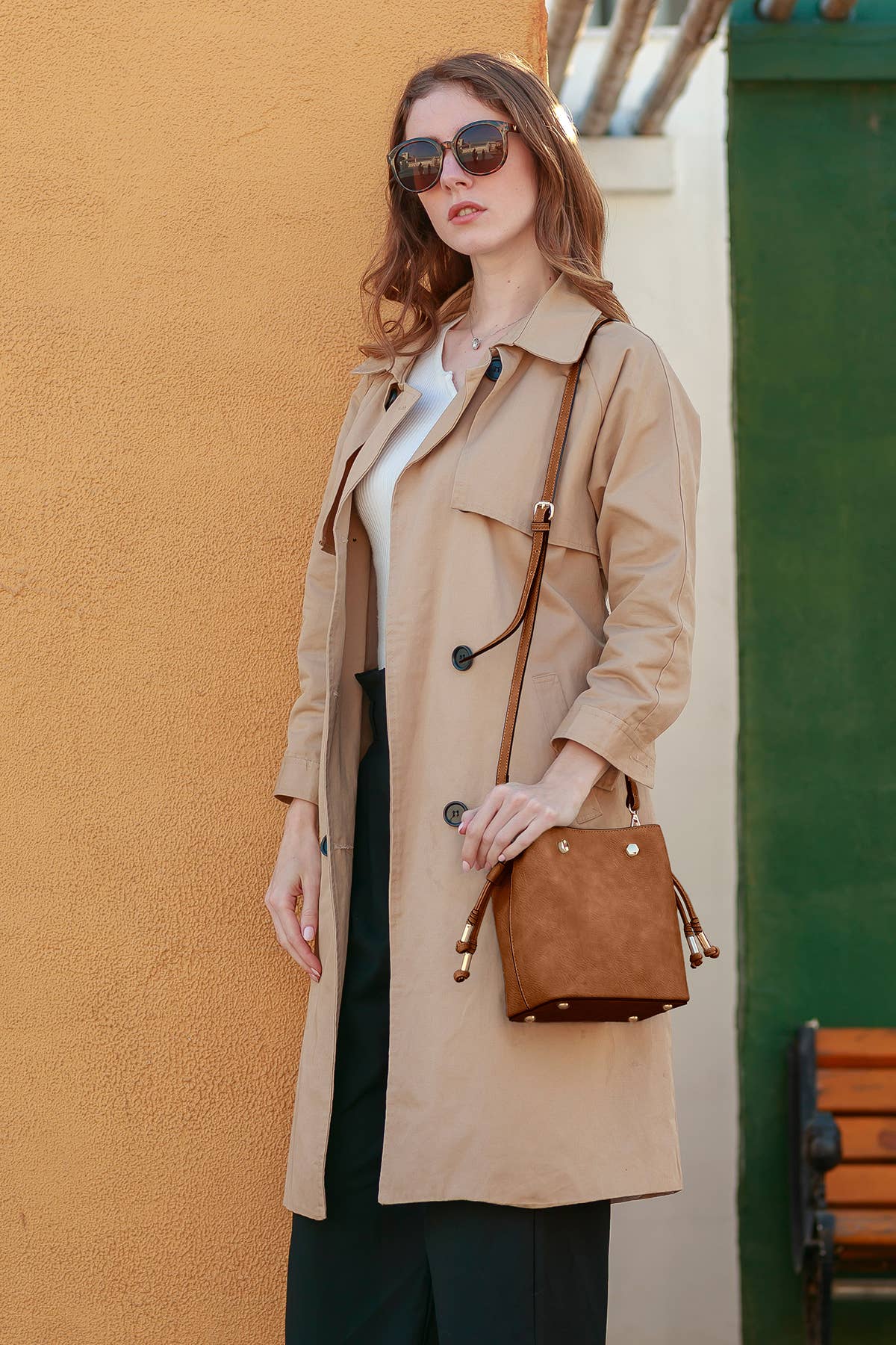 Rain Mini Bucket Bag