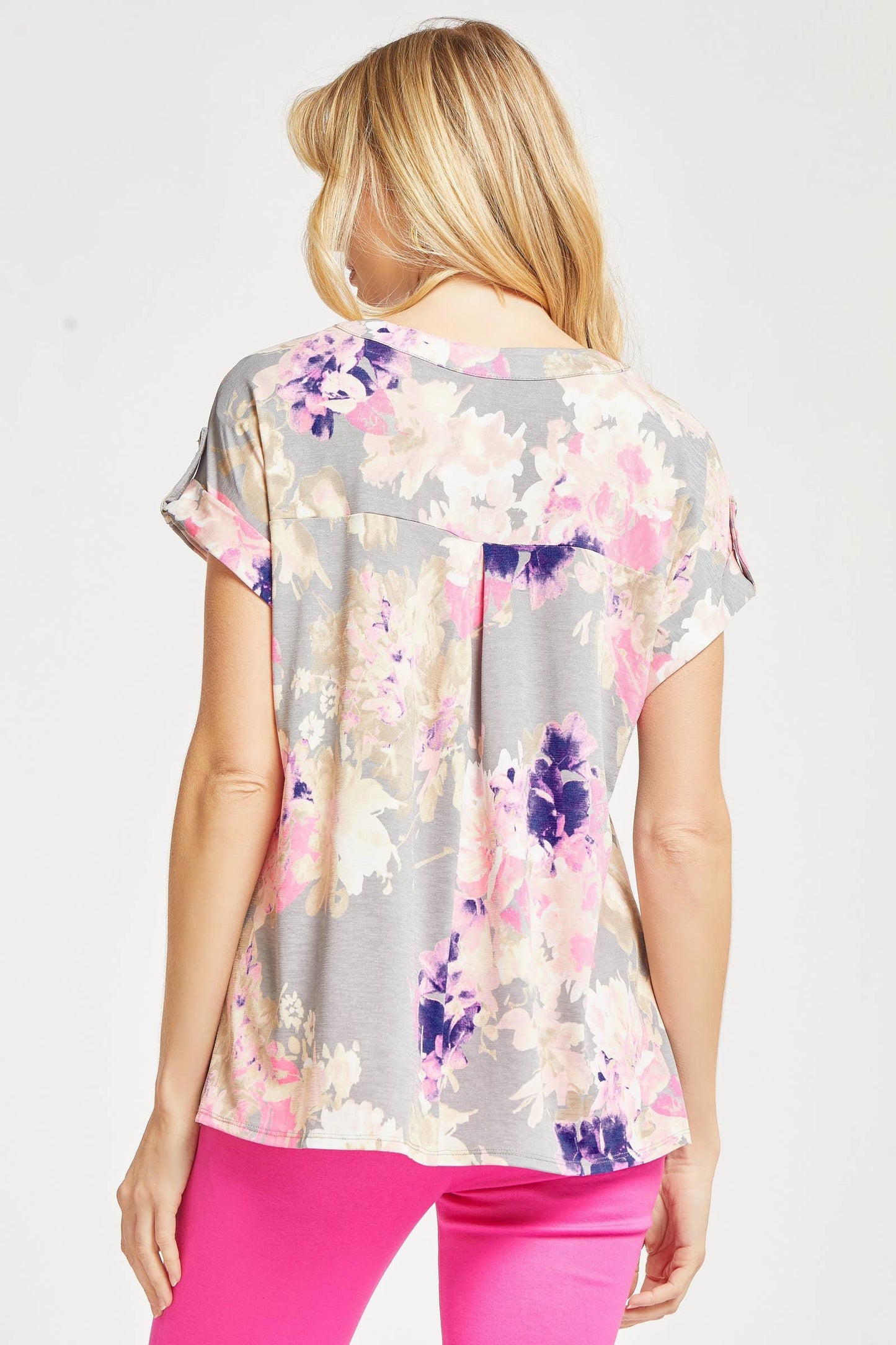 Dolman Short Sleeve Wrinkle Free