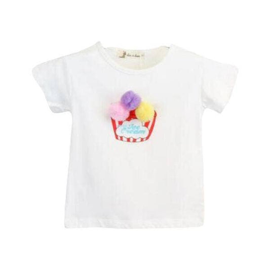Pom Pom Ice-cream Tee