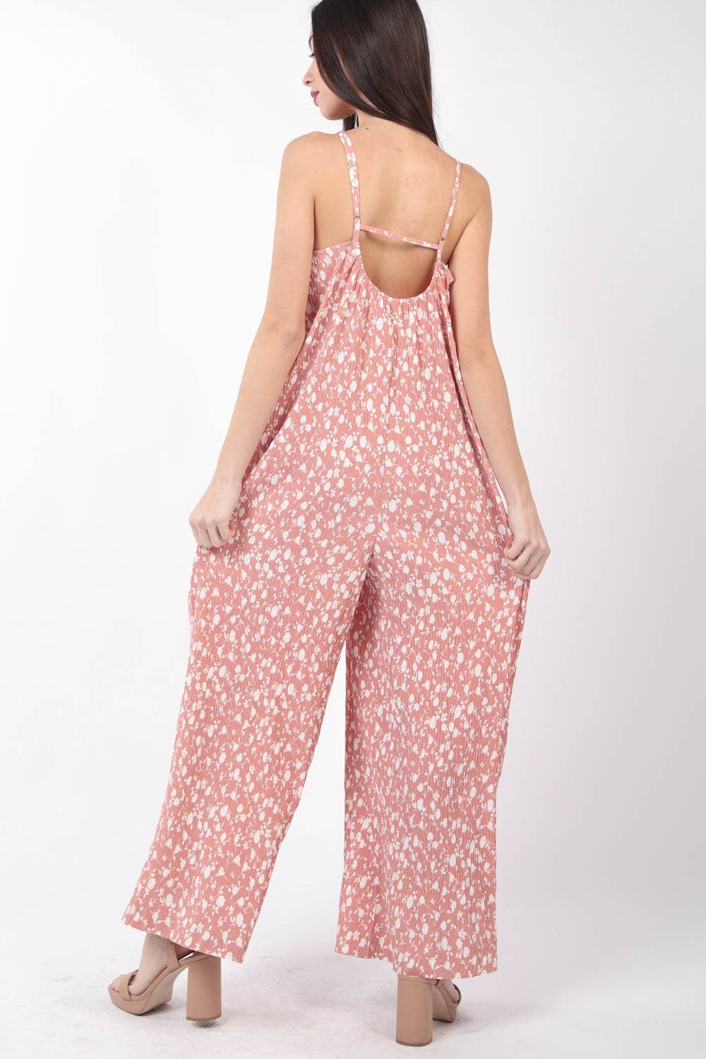 Wide Leg Jumpsuit w/ Pockets