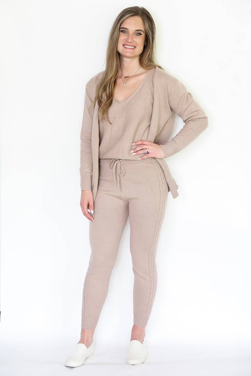 Monroe Cardigan/Jogger Set