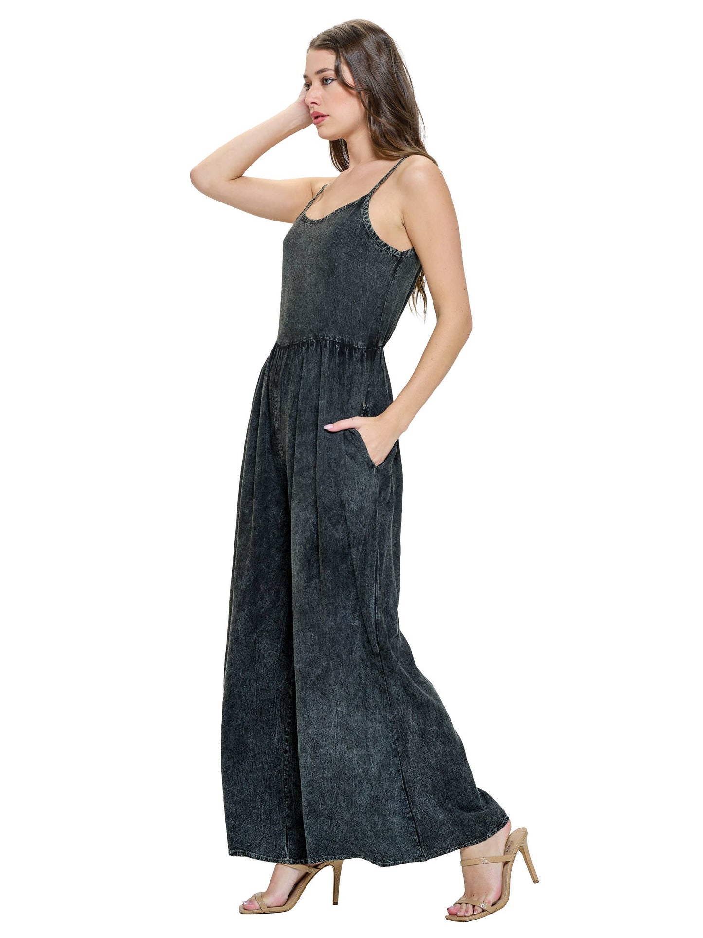 Jumpsuit Distressed Vintage Wash