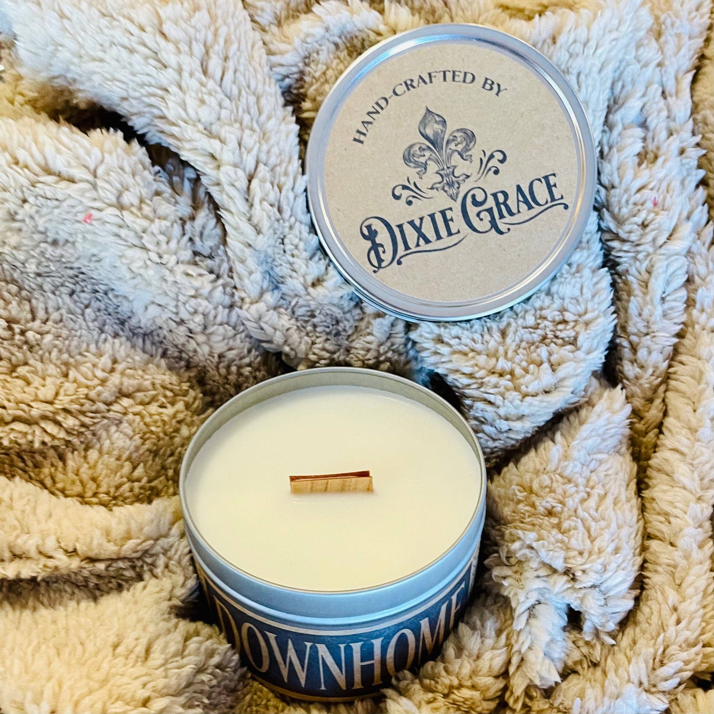 Downhome - Wooden Wick Candle