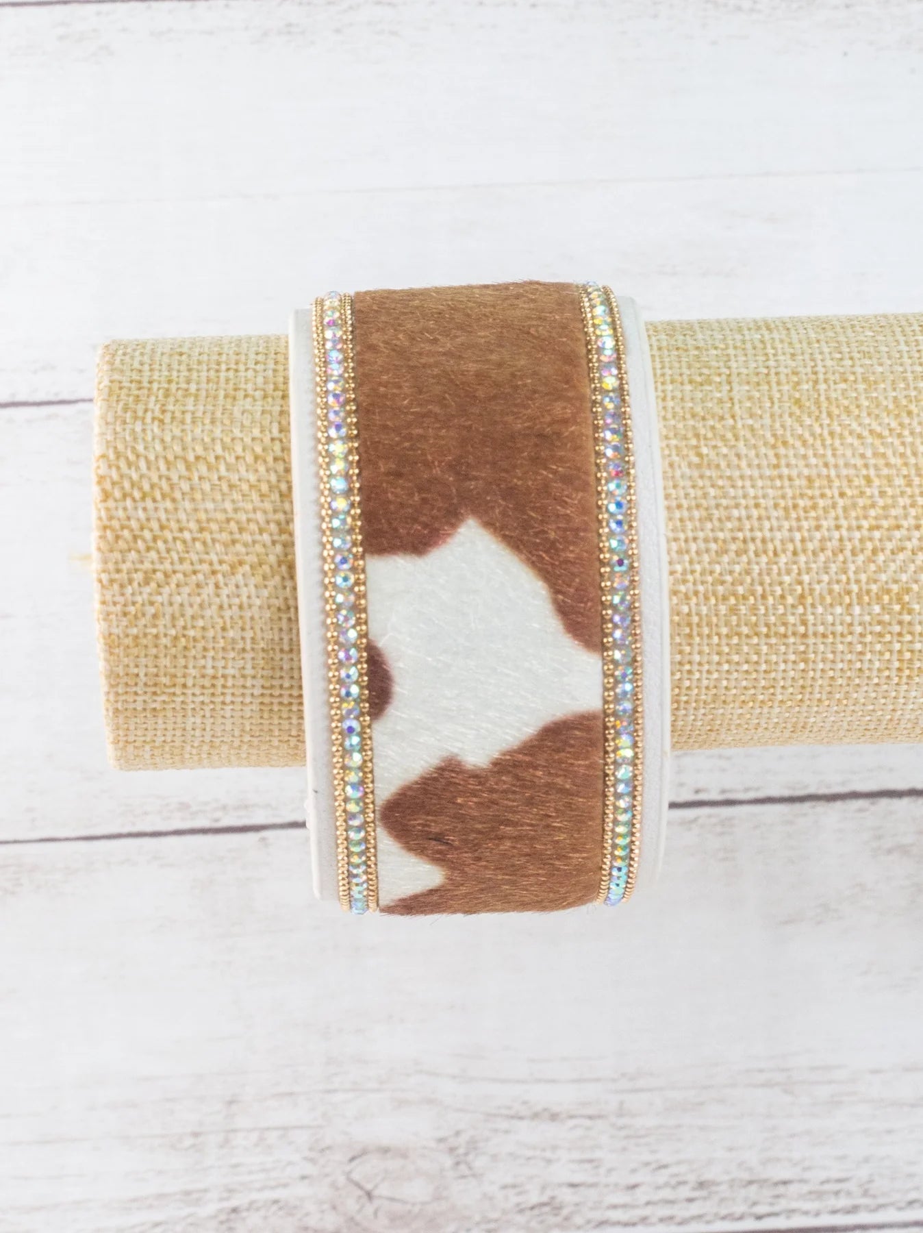 LETS DANCE COWBOY COWHIDE BRACELET