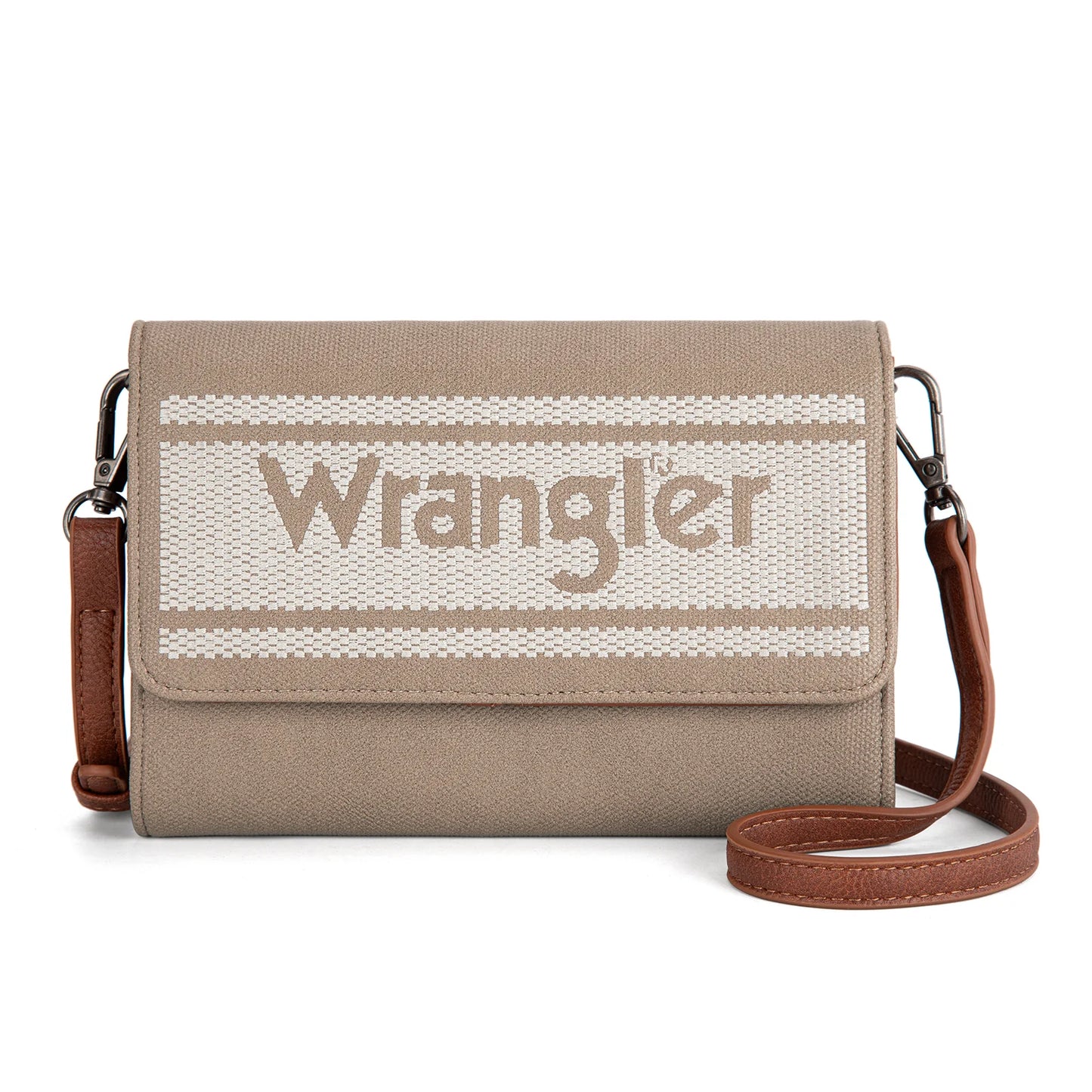 Wrangler Logo Waxed Canvas Wallet/Crossbody