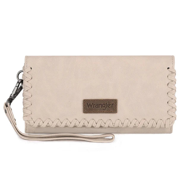Wrangler Whipstitch Wristlet Wallet