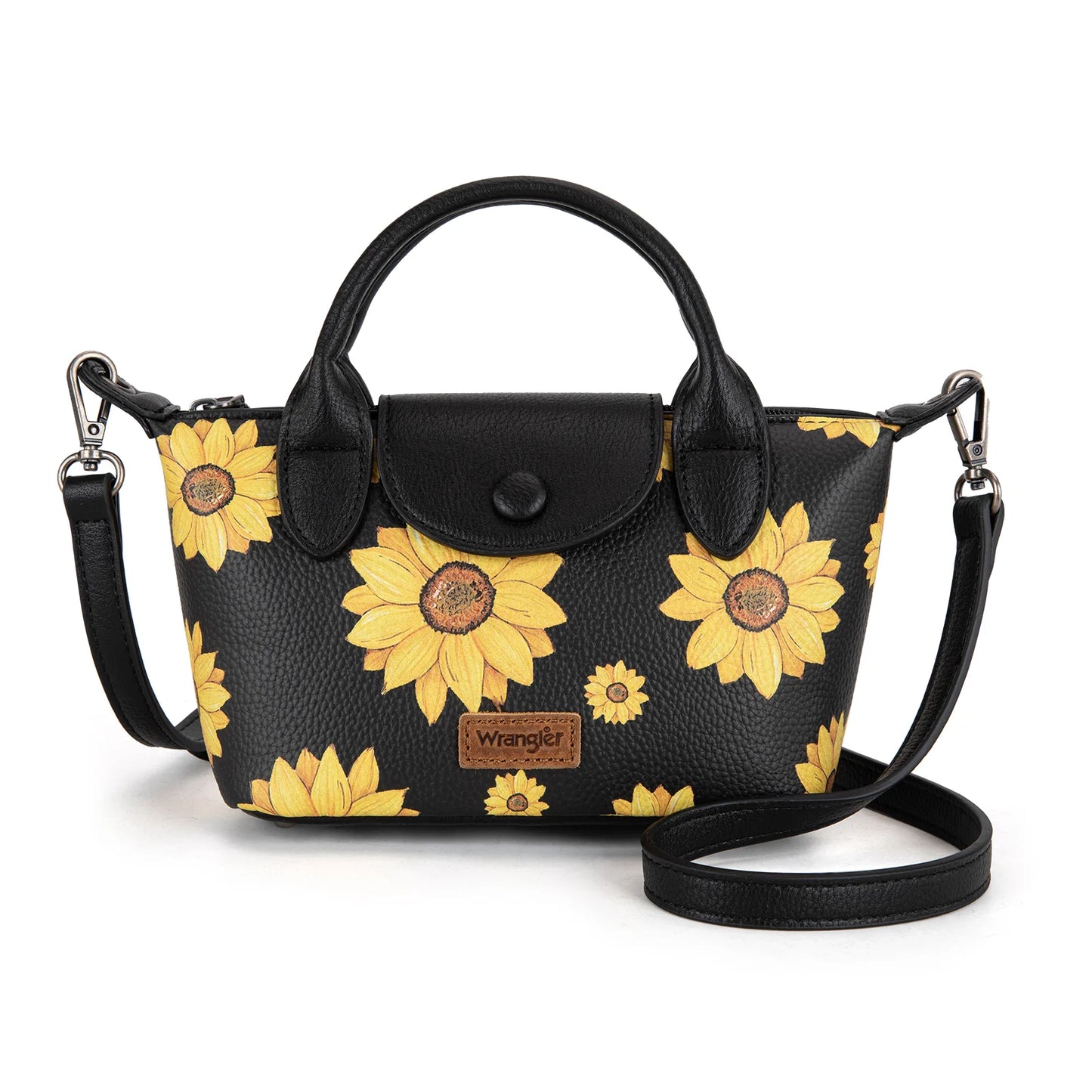 Wrangler Sunflower Print Mini Top Handle Crossbody