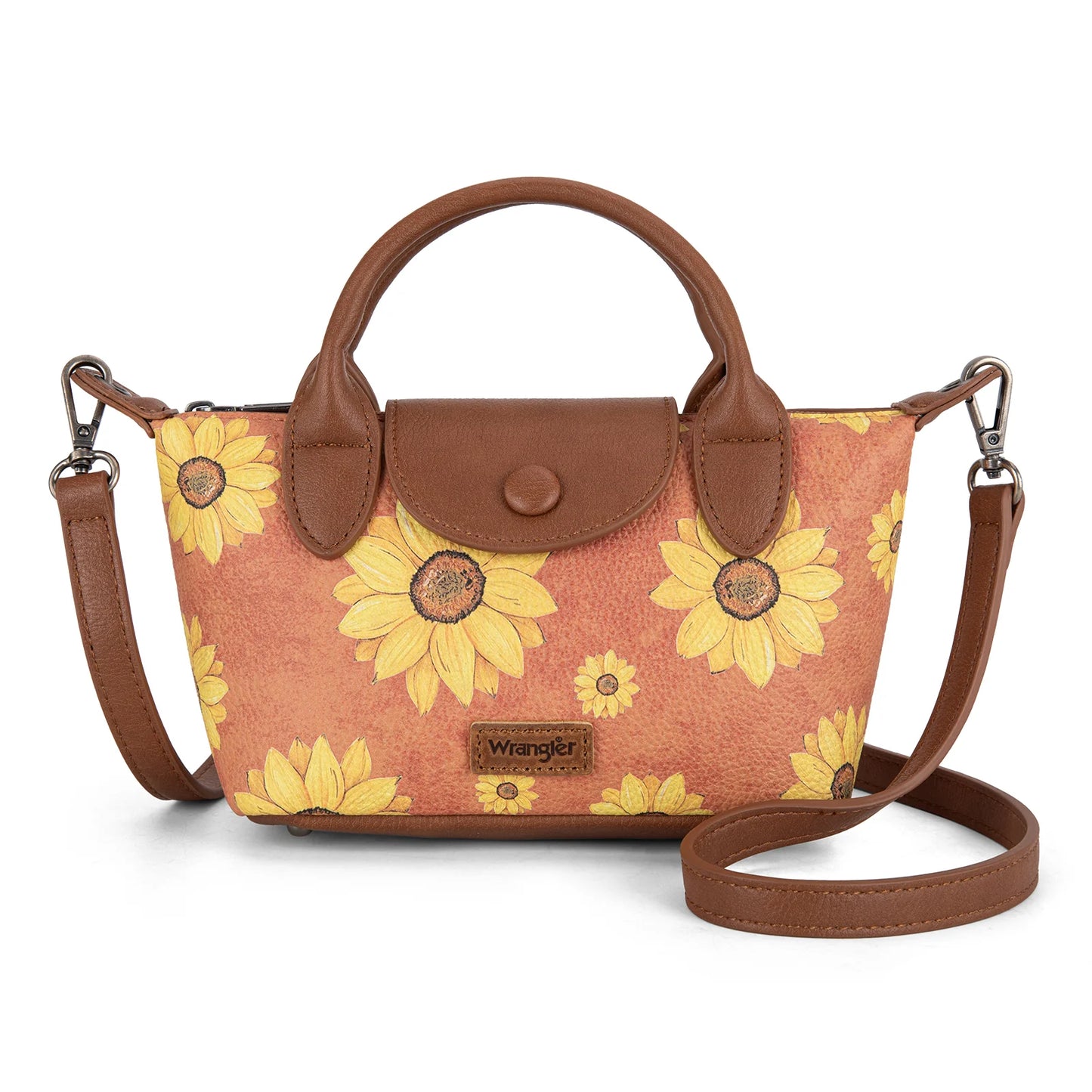 Wrangler Sunflower Print Mini Top Handle Crossbody