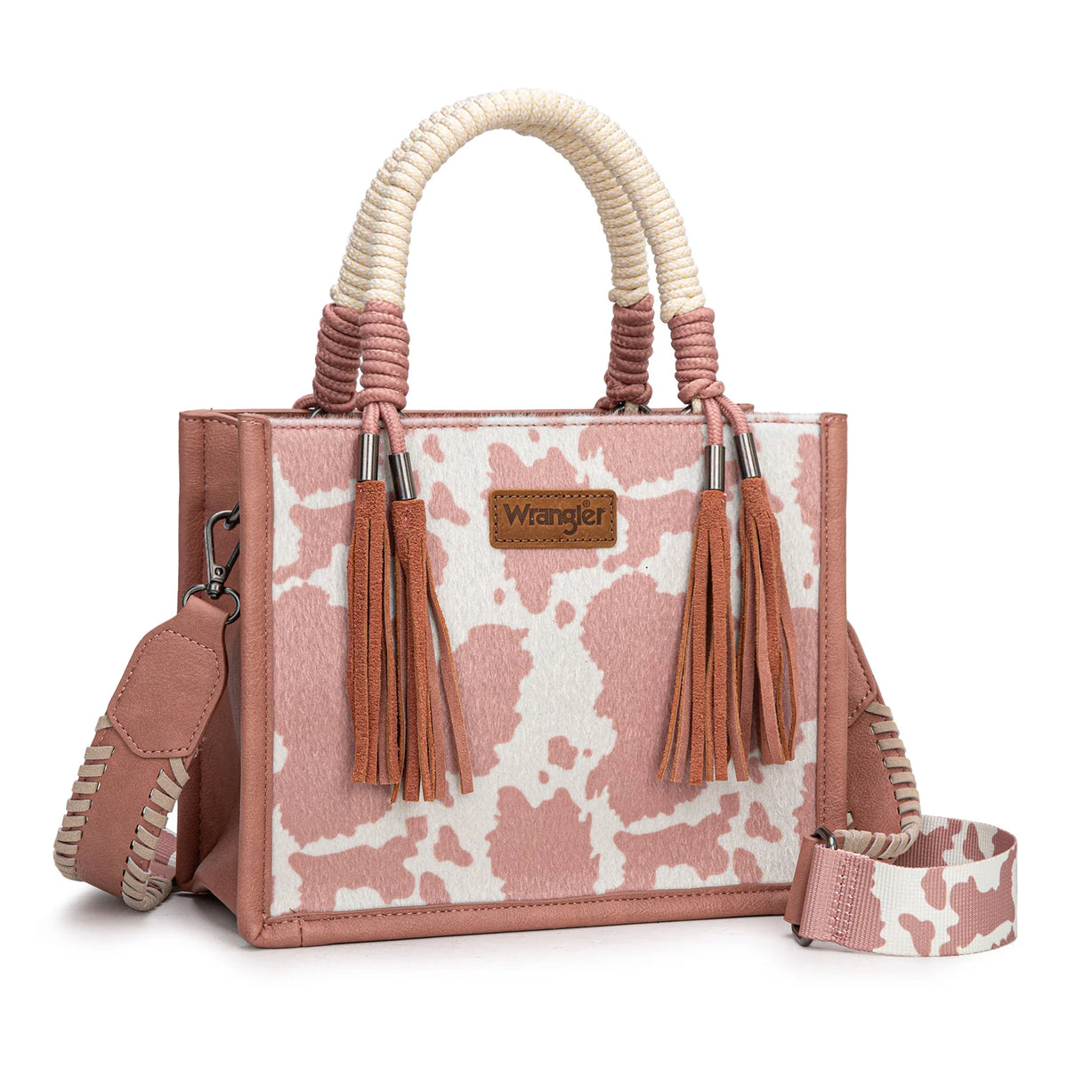 Wrangler Cow Print Tote/Crossbody
