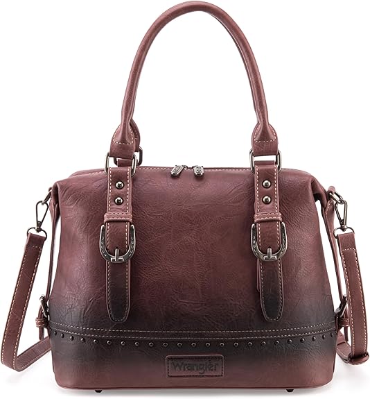Wrangler Buckle Classic Barrel Satchel