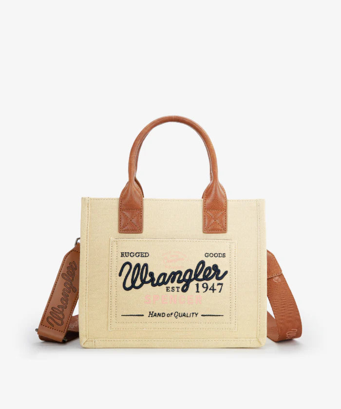 Vintage Wrangler Canvas Tote//Crossbody