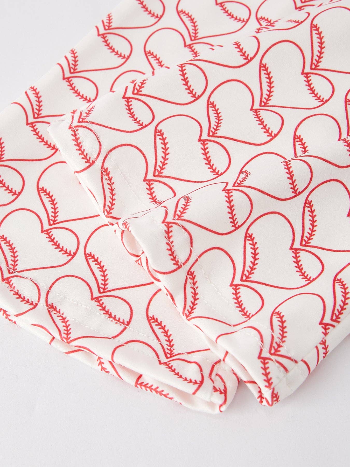 "GAME DAY" Print Top + Pants Girls Set