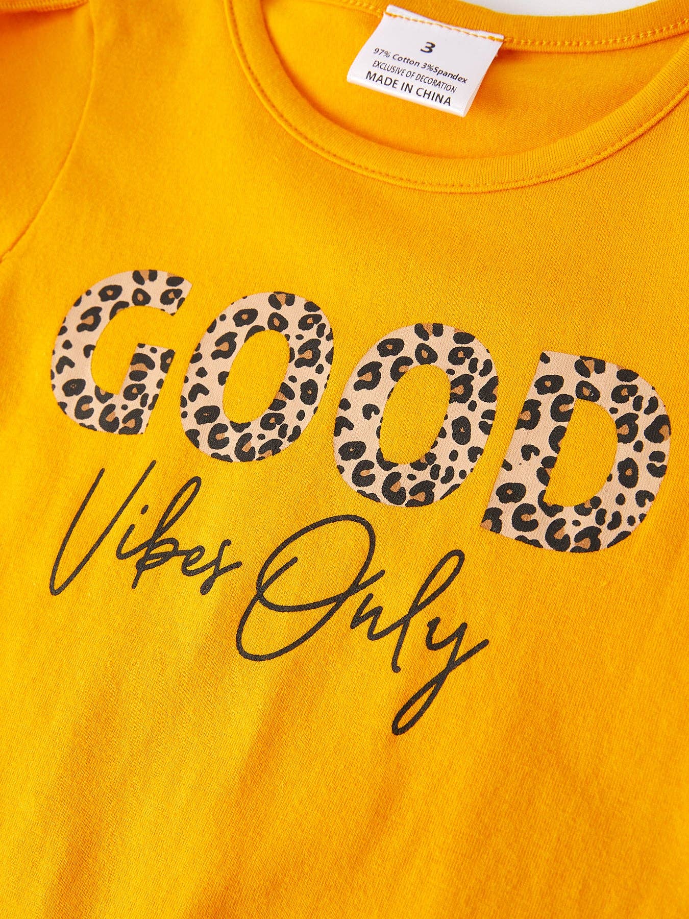 Girls Leopard Top+ Short Set