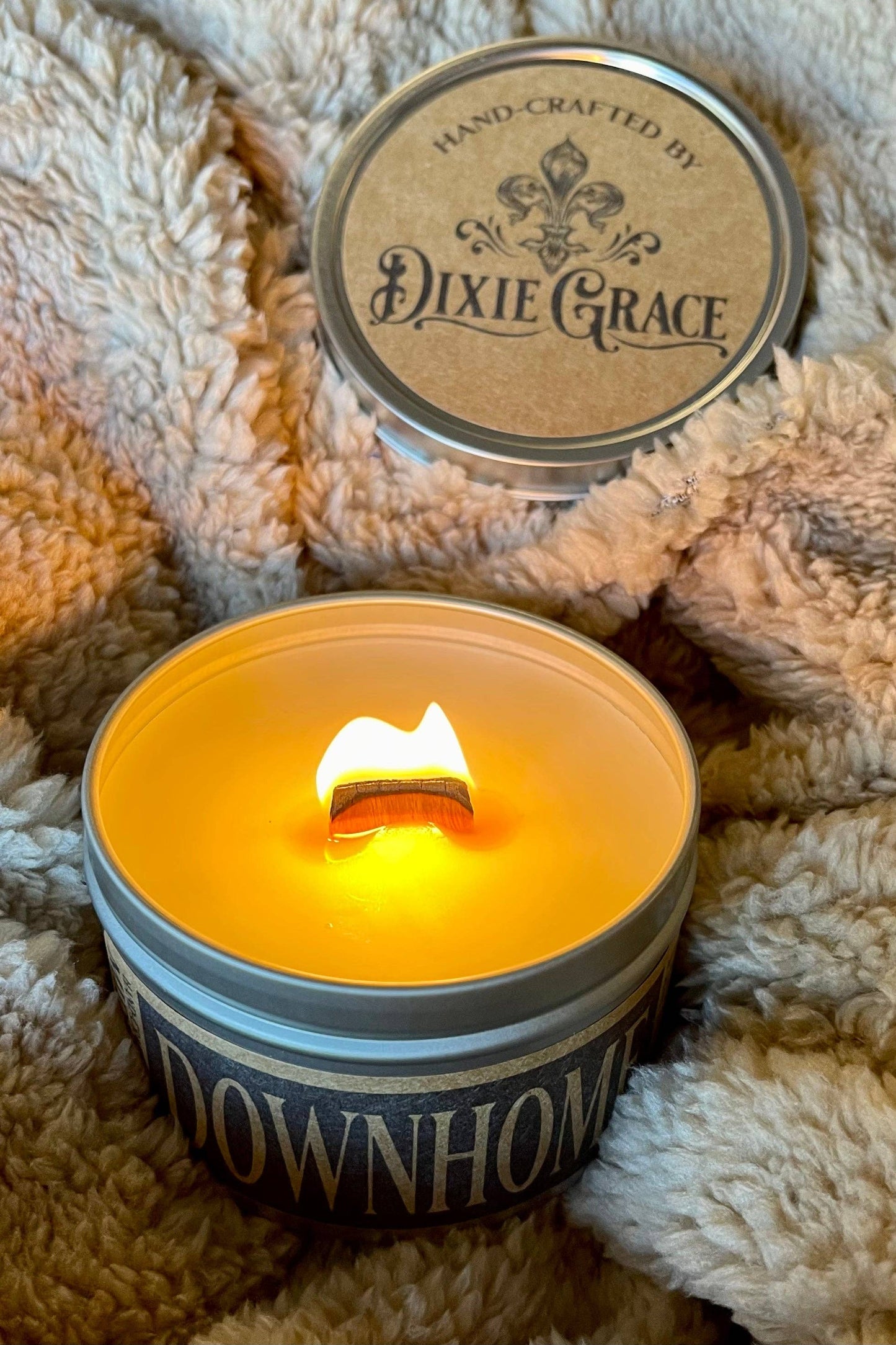 Downhome - Wooden Wick Candle