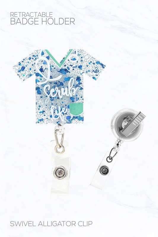 Suzie Q USA - Scrub Uniform Badge Holder