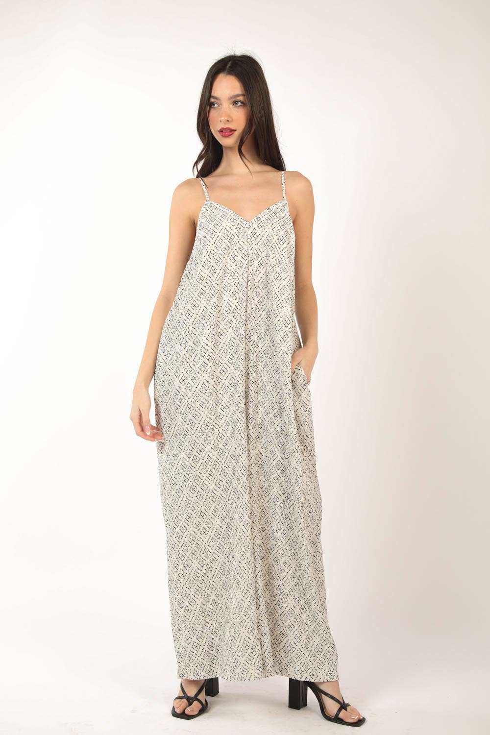 Wide Leg Jumpsuit w/ Pockets
