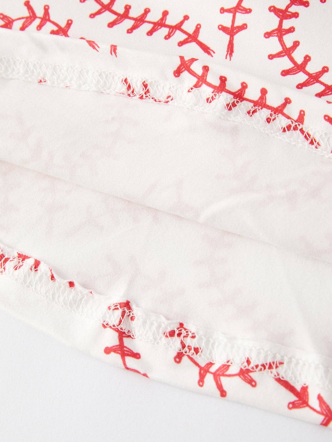 Heart Baseball Print Girls Dress