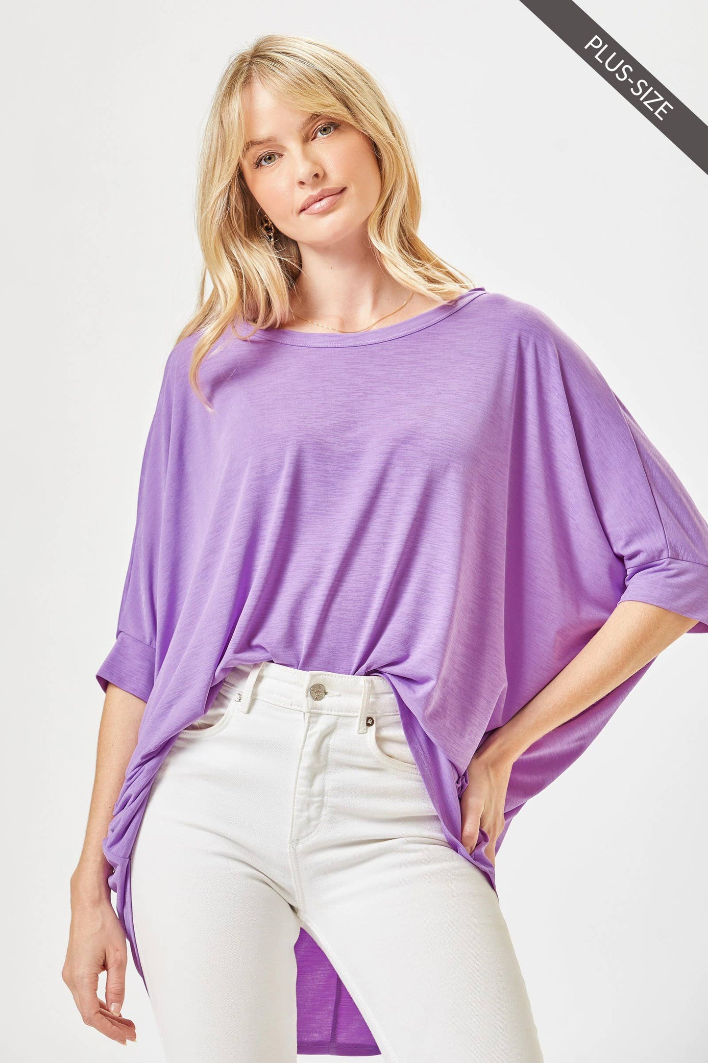 PLUS Wrinkle Free Tunic Top