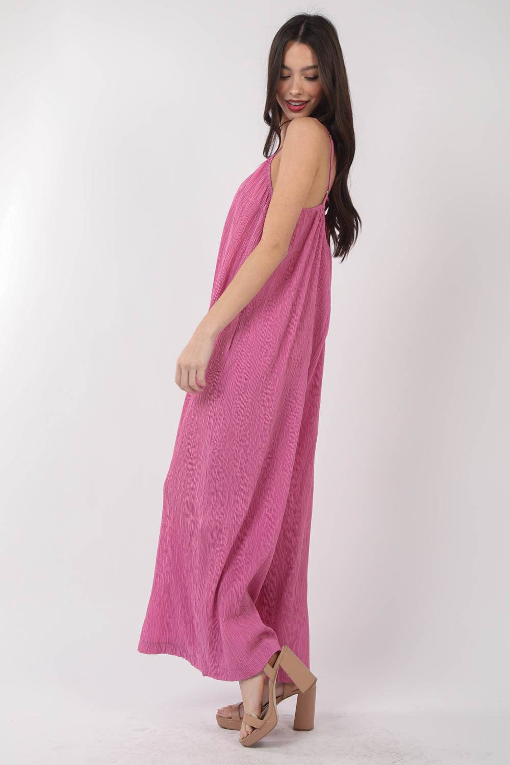 Wide Leg Jumpsuit w/ Pockets