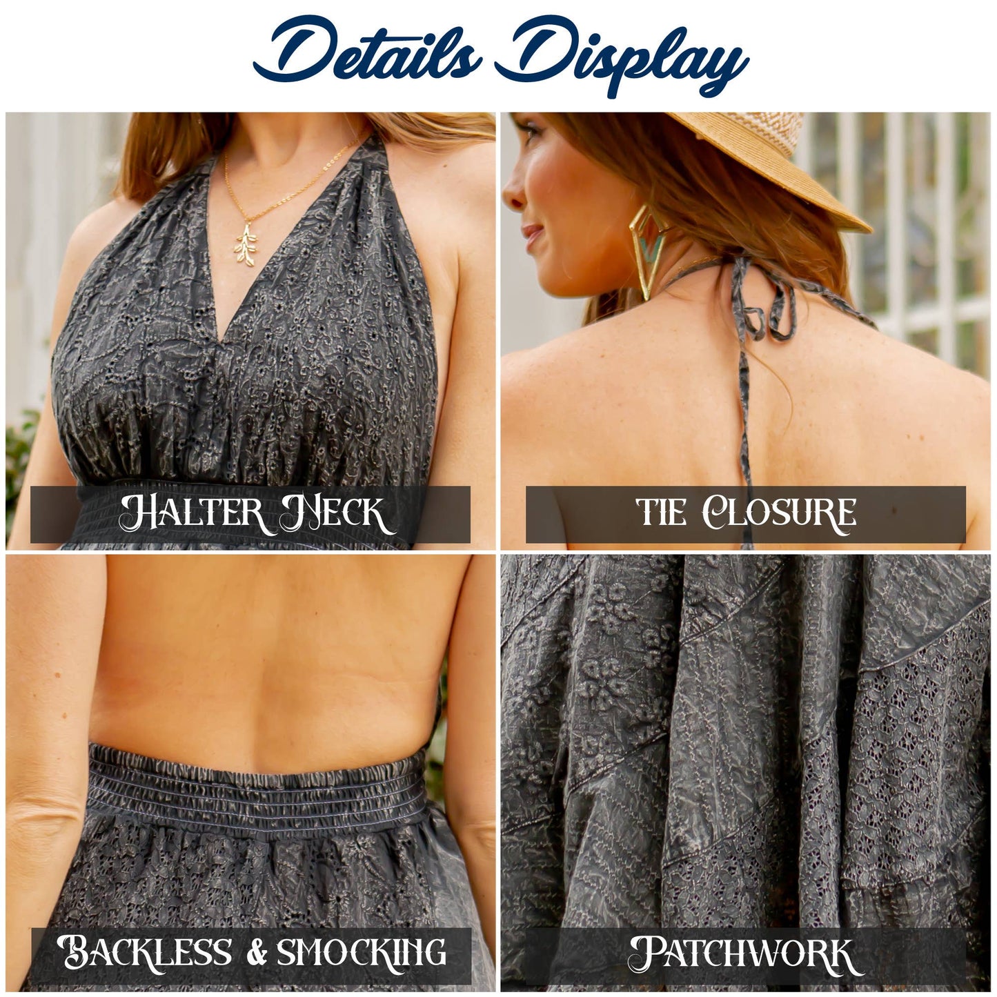 Halter Neck Babydoll Dress