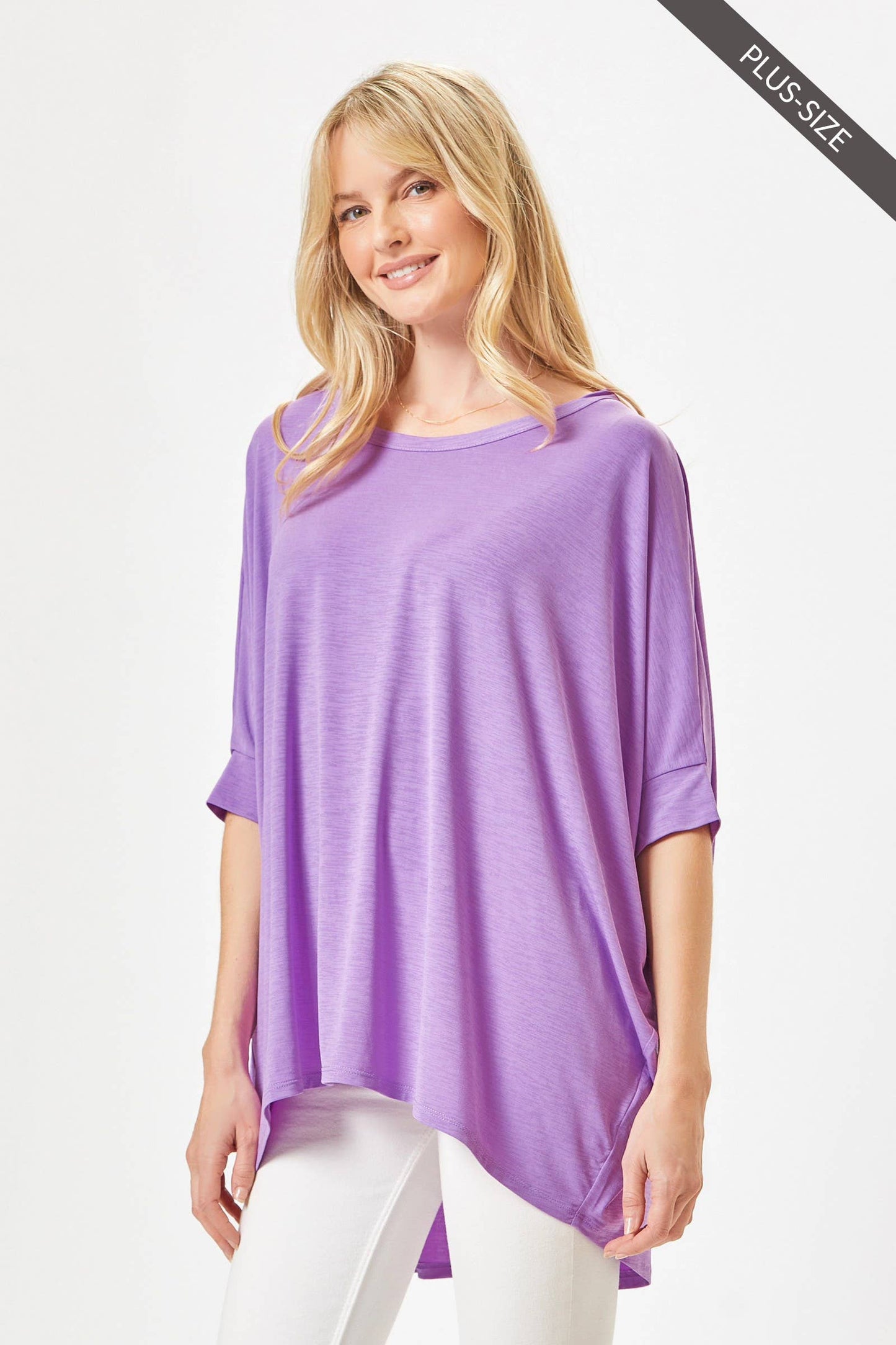 PLUS Wrinkle Free Tunic Top