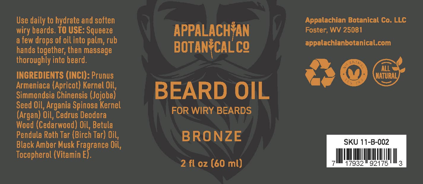 Beard Oil in Bronze