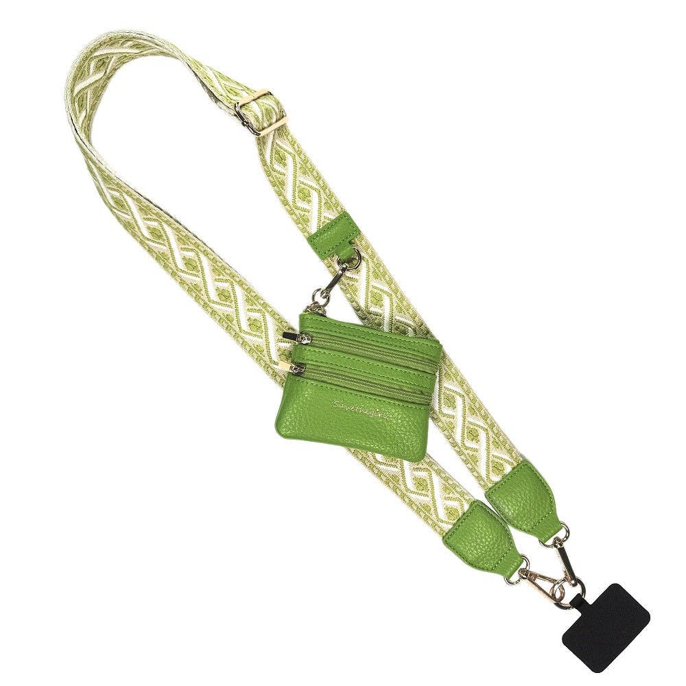 Save The Girls - Clip & Go Strap w/Zippered Pouch XOXO