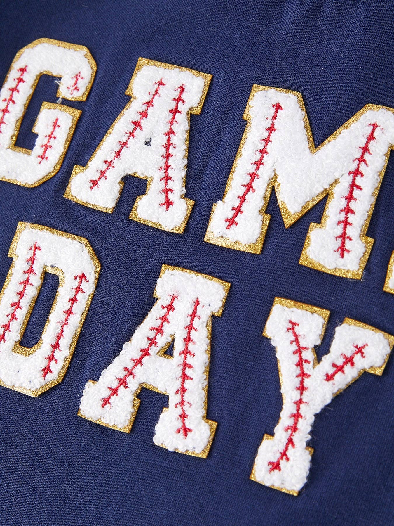 "GAME DAY" Print Top + Pants Girls Set