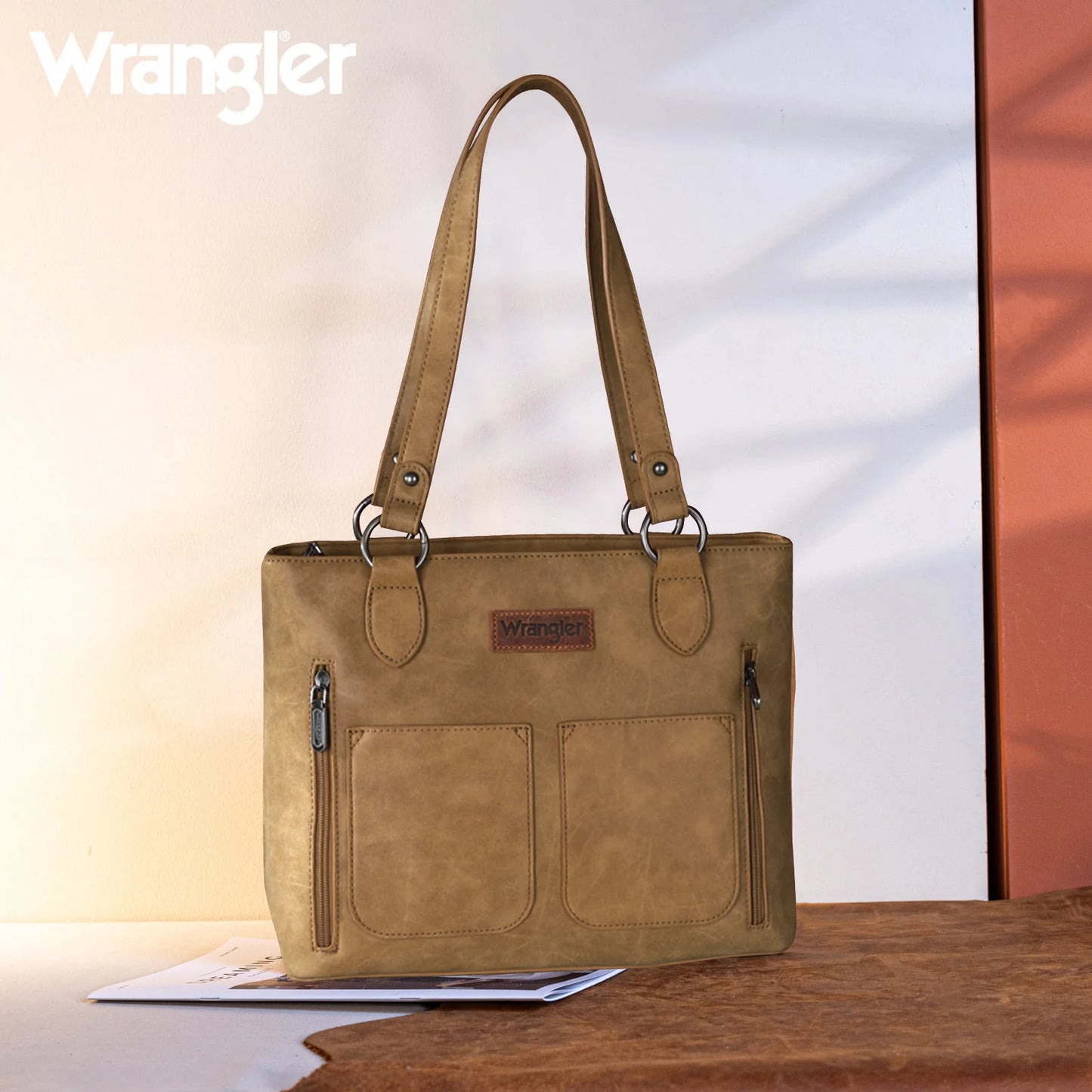 Wrangler Multi Pockets Concealed Carry Tote