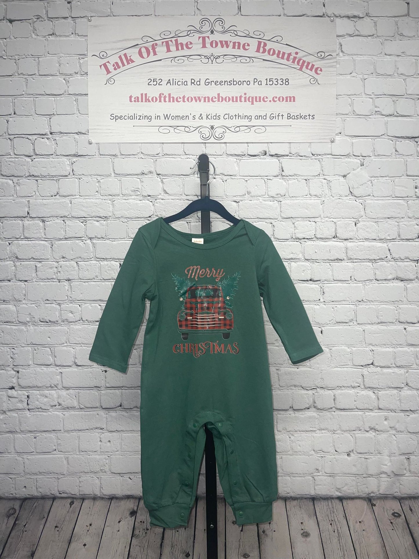 Baby - Christmas - Dark Green